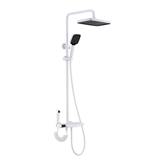 AIM DG10745 Душова система, біла (DG10745) (DG10745 frosted white)