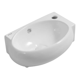 Mixxus Premium DIVERSE-1201-L Раковина, белая (MP6507)