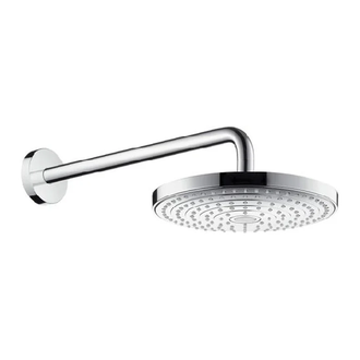 Верхний душ с держателем Hansgrohe Raindance Select S Ø 240 мм (цвет - хром), EcoSmart 9 л/мин (26470000) фото 1 Aquada.com.ua