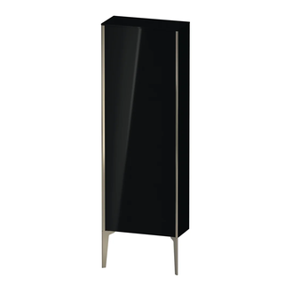 Шкафчик напольный Duravit XViu 50 x 24 х h157 см, чёрный глянцевый (XV1316LB140) фото 1 Aquada.com.ua