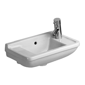 Раковина Duravit Starck 3 50х26 см (отв. для смесителя слева) (0751500009) фото 1 Aquada.com.ua