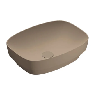 Раковина накладная на столешницу Catalano Green Lux / Colori 50 х 38 см, коричневый матовый (150AGRLXMS) фото 1 Aquada.com.ua