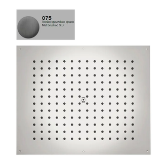 Верхній душ BOSSINI DREAM-RECTANGULAR, для підвісної стелі 57x47сm, mat brushed steel (H38391000075016)