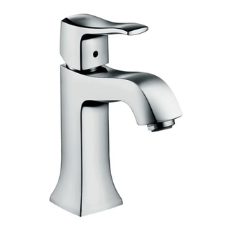 Смеситель для раковины, однорычажный Hansgrohe Metris Classic (цвет - хром) (31077000) фото 1 Aquada.com.ua