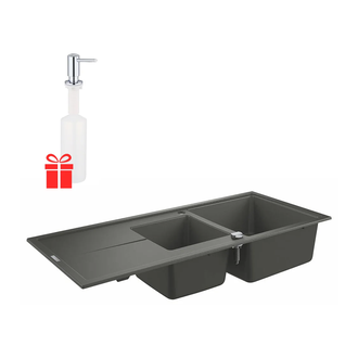 Набор Grohe мойка кухонная K400 31643AT0 + дозатор для моющего средства Contemporary 40536000 (31643AT040536000)