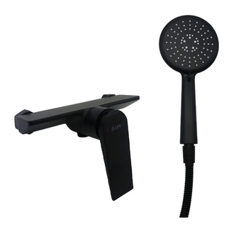 AIM DG08940 Змішувач для душу, чорний (DG08940) (DG08940 matte black)