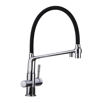 GAPPO G4398-7 змішувач кухонний, чорний (G4398-7)