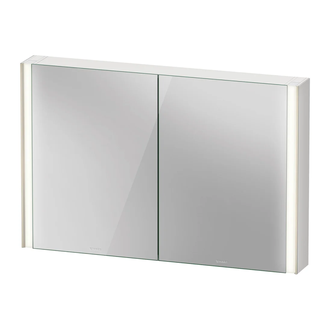 Зеркальный шкафчик с LED подсветкой Duravit XViu 122 х 15,6 х h80 см, версия «sensor» (XV71340B1B1) фото 1 Aquada.com.ua