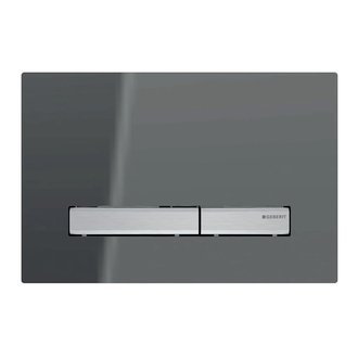 Geberit Sigma 50 Клавіша змиву, хром глянець/скло лава (115.788.JK.2)