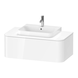 Тумбочка для подвесной консоли Duravit Happy D.2 Plus 100 х 55 см, белый глянец (HP494102222) фото 1 Aquada.com.ua