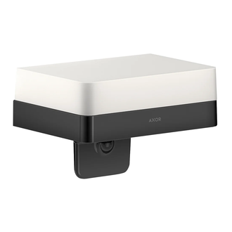 Мыльница Axor Universal Accessories, satin black/стекло матовое (42819350) фото 1 Aquada.com.ua