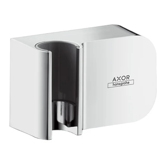 Шланговое подсоединение с держателем Axor One (цвет - хром) (45723000) фото 1 Aquada.com.ua