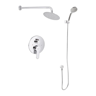 Zerix LR2403-2 Душова система, хром (LL1210)