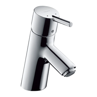Смеситель для раковины, однорычажный Hansgrohe Talis S (цвет - хром), с донным клапаном (32020000) фото 1 Aquada.com.ua