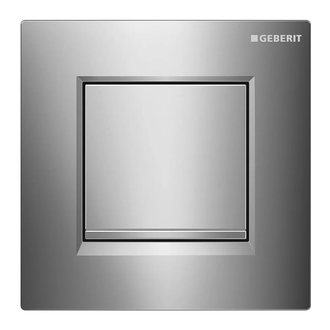 Система пневматического управления смывом писсуара Geberit Sigma 30 (пластик глянцевый хром/матовый хром/глянцевый хром) (116.017.KH.1) фото 1 Aquada.com.ua