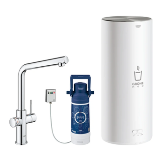 Кухонний змішувач з бойлером L-size GROHE Red Duo (30325001)