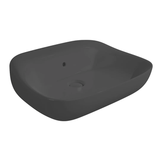 Раковина подвесная Flaminia Fluo 60 х 49 х h20 см, цвет - Carbone opaco (матовый) FU60L Carbone