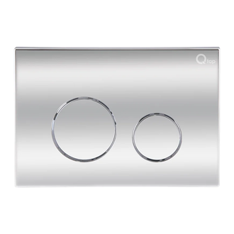 Qtap Nest Панель смыва для унитаза, хром (QT0111M11112CRM)