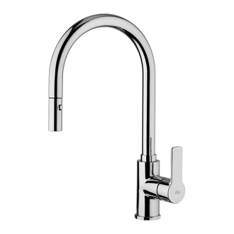 Смеситель кухонный Paffoni Red (цвет - хром) (RED285CR) фото 1 Aquada.com.ua