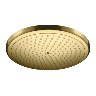 Верхній душ Hansgrohe Croma 280 1jet EcoSmart 9 л/хв, Polished Gold Optic (26221990)