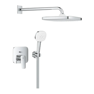 Grohe Cubeo Душевая система скрытого монтажа, хром (1053360000)
