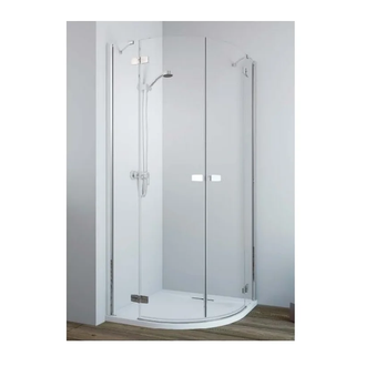 Душевая кабина Radaway Fuenta New PDD 100 L (профиль - хром; стекло - прозрачное) (384003-01-01L) фото 1 Aquada.com.ua