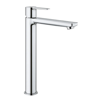 Смеситель однорычажный для раковины Grohe Lineare 1/2" L-Size (цвет - хром) без донного клапана (23405001) фото 1 Aquada.com.ua