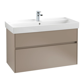 Тумба под умывальник 95,4 см Villeroy & Boch Collaro (Truffle Grey) (C01100VG) фото 1 Aquada.com.ua