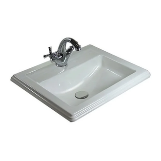 Раковина встраиваемая Villeroy & Boch Hommage 63х52,5 см (710263R1) фото 1 Aquada.com.ua