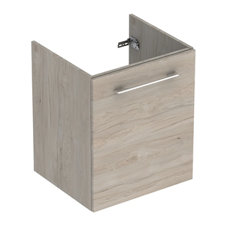 Тумба под раковину Geberit Selnova Square slim rim 53,8 см, орех светлый (501.219.00.1)