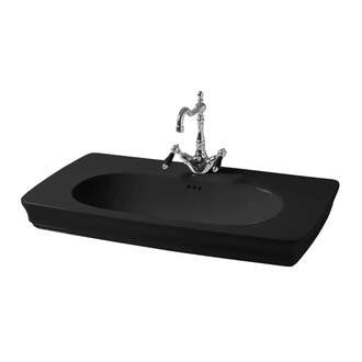 Умивальник підвісний Artceram Civitas 90x50, чорний (CIL002 03;00)