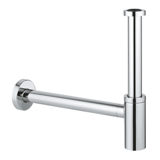 Сифон для раковини GROHE 28912000 без випуску (під донний клапан) без ревізії (Колір хром) 1 1/4''