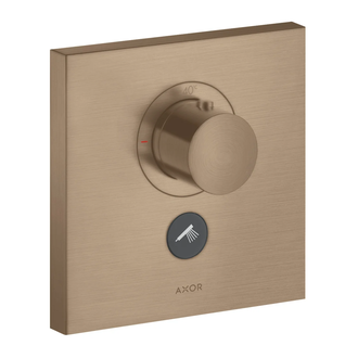 Термостат скрытого монтажа на 1 потребитель Axor ShowerSelect (цвет - матовое красное золото) (36716310) фото 1 Aquada.com.ua
