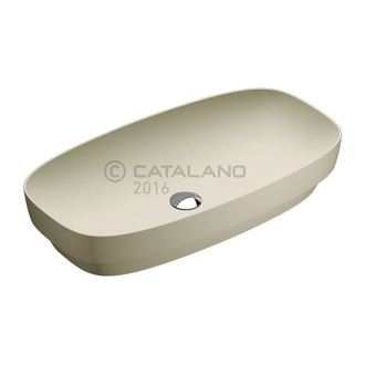 Раковина накладная на столешницу Catalano Green Lux / Colori 75 х 40 см, матовый (175AGRLXGS) фото 1 Aquada.com.ua