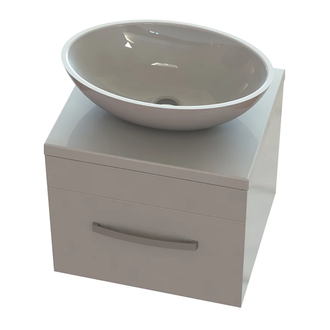 Snail Тумба «Адель» з умивальником «Фієста» А100М Білий МАТ (500КМ174A100M)