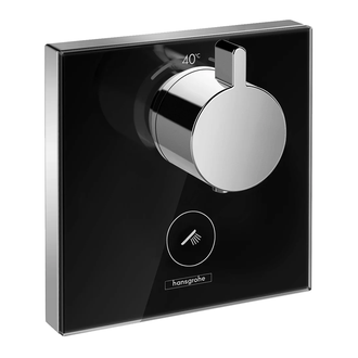 Термостат для душа Hansgrohe ShowerSelect (цвет - хром/чёрный) (15735600) фото 1 Aquada.com.ua