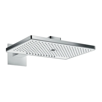 Верхний душ Hansgrohe Rainmaker Select EcoSmar 460 3jet (цвет - хром/белый) (24017400) фото 1 Aquada.com.ua