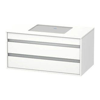 Тумба для умывальника, 1000х550 мм Duravit Ketho бальзат матовый (KT685543) фото 1 Aquada.com.ua