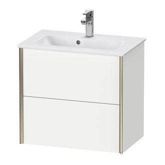 Тумба подвесная под раковину Duravit XViu 61 x 39 см, белый матовый (XV41780B118) фото 1 Aquada.com.ua