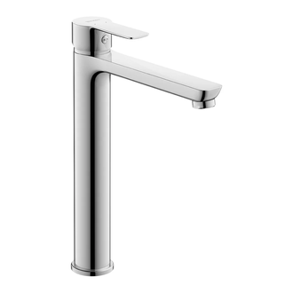 Смеситель для раковины высокий Duravit A.1 (цвет - хром), без донного клапана (A11040002010) фото 1 Aquada.com.ua
