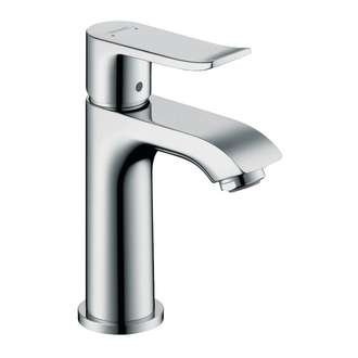 Смеситель для раковины Hansgrohe Metris (цвет - хром), с донным клапаном (31088000) фото 1 Aquada.com.ua