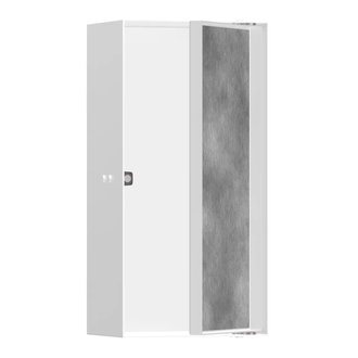 Ниша в стене с дверцей под плитку Hansgrohe XtraStoris Rock 30 х 15 х 10 см, белый матовый (56082700) фото 1 Aquada.com.ua