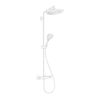Душева система с термостатом Hansgrohe Croma Select S Showerpipe 280 1jet (цвет - белый матовый) (26890700) фото 1 Aquada.com.ua