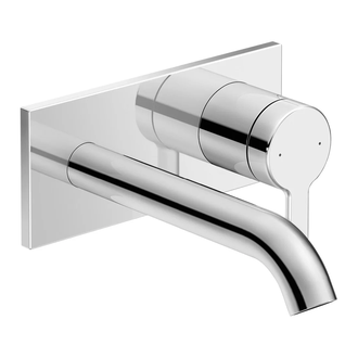 Смеситель для раковины настенный Duravit C.1 (цвет - хром), излив 174 мм (C11070003010) фото 1 Aquada.com.ua