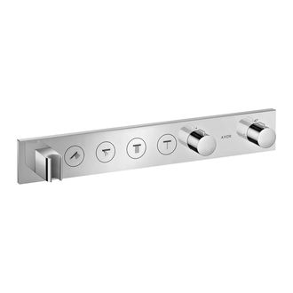 Термостат для скрытого монтажа Axor ShowerSolutions 600/90 на 4 потребителя (цвет - хром) (18357000) фото 1 Aquada.com.ua