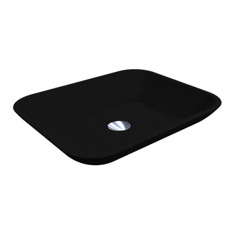MIRAGGIO Умывальник MARTEEN BLACK MIRASTONE (0000427)