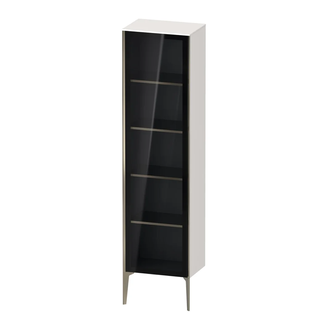 Шкафчик напольный со стеклянными дверцами Duravit XViu 50 x 36 х h201 см, белый глянцевый (XV1376LB122) фото 1 Aquada.com.ua