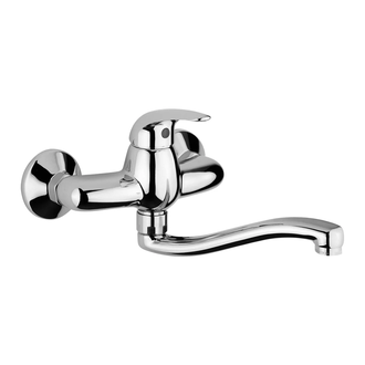 Кухонный смеситель Paffoni Pinguino (цвет - хром) (PI161CR) фото 1 Aquada.com.ua