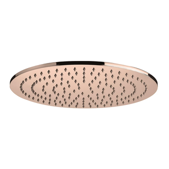 Верхний душ Paffoni MASTER KING Tondo Ø 300 х h8 мм (цвет - Honey gold spazzolato / Матовое медовое золото) (ZSOF079ROSE)