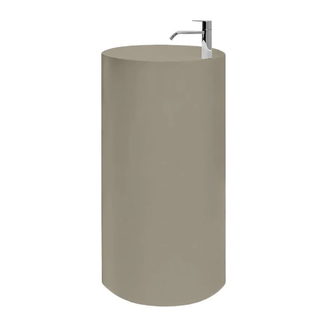Nic-Design Умивальник окремо стоячий з отвором під змішувач Nic Design Ovvio 45х85 см, Sabbia матовий (001454051)